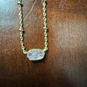 2 Kendra Scott necklaces. Smaller stone than the traditional. Pink & Lavender.